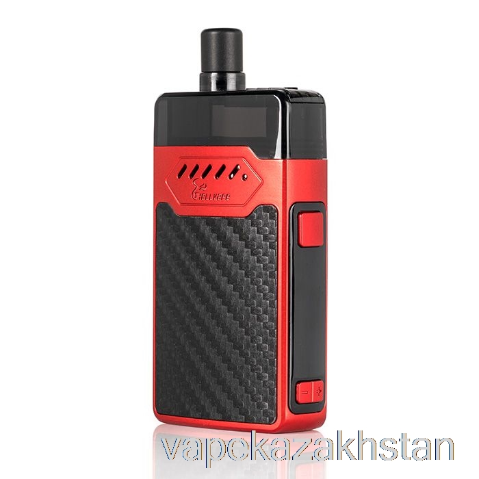 Vape Disposable Hellvape GRIMM 30W Pod System Red Carbon Fiber